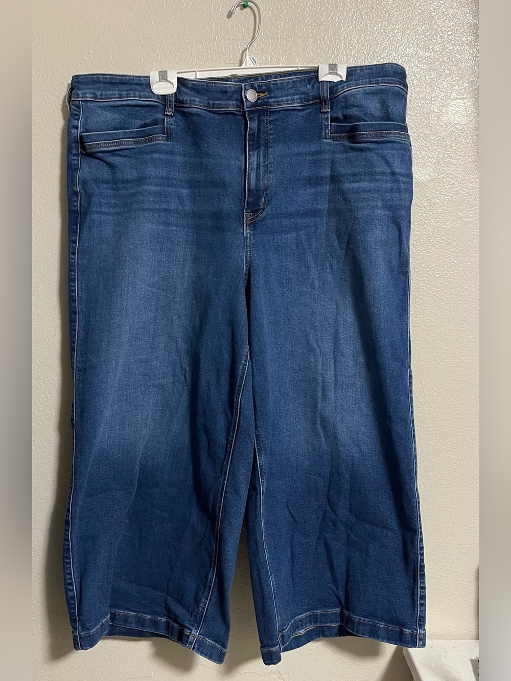 Torrid Belle Isle Crop High-Rise Wide Leg Jean Size 22